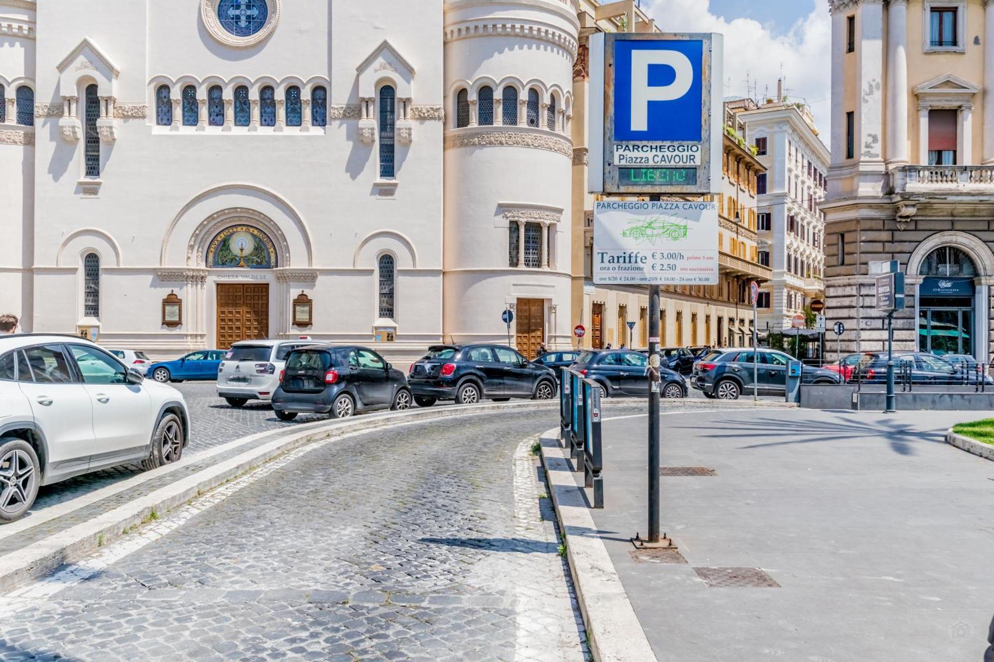 Attico Nel Cuore Di Roma Con Box Privato Per Auto Zewnętrze zdjęcie